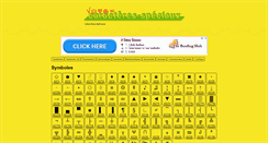 Desktop Screenshot of caracteres-speciaux.com